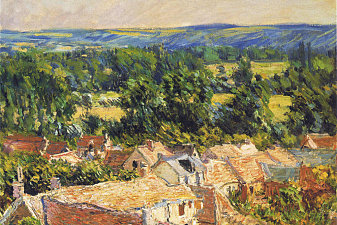 View on village of Giverny
