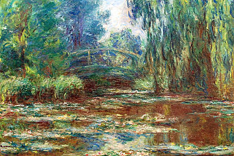 Water Lily Pond and Bridge