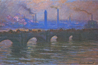 Waterloo Bridge, Overcast Weather