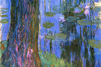 Weeping Willow and Water-Lily Pond