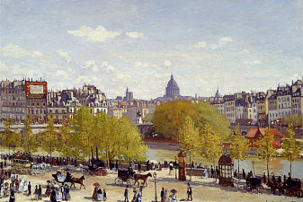 Wharf of Louvre, Paris