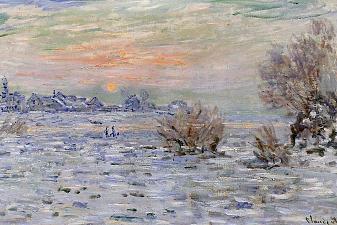 Winter on the Seine, Lavacourt