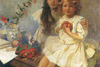 Jaroslava and Jiri, the Artist's Children