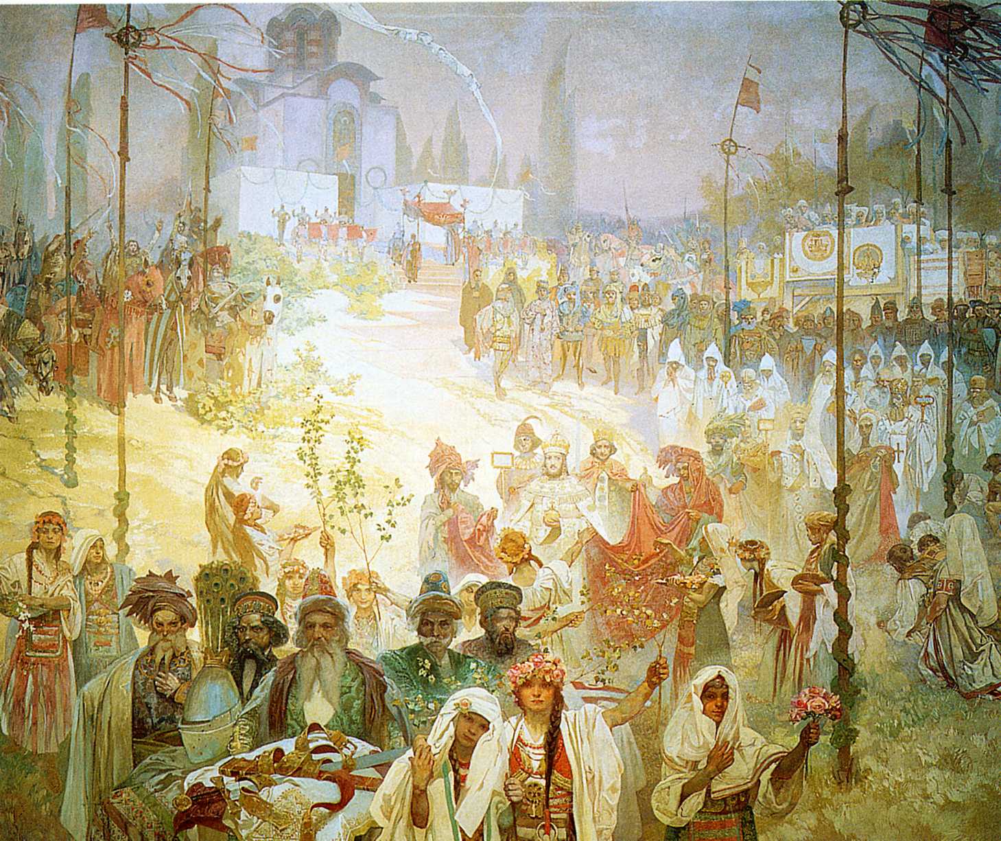 The Coronation of the Serbian Tsar Stepan Dusan as East Roman Emperor 