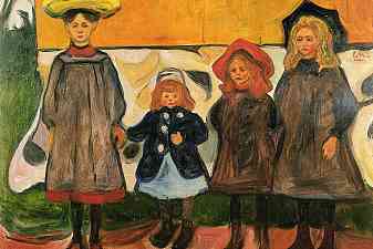 Four girls in Arsgardstrand