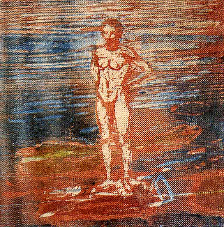 Man Bathing
