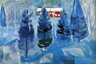 Red House and Spruces