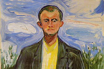 Self-Portrait in Front of Blue Sky