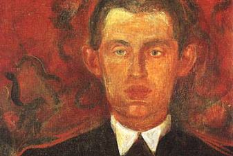 Self-Portrait Beneath Woman's Mask