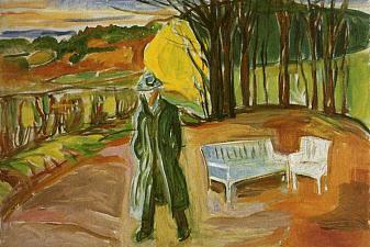 Self-Portrait in the Garden, Ekely