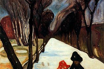 Snow Falling in the Lane