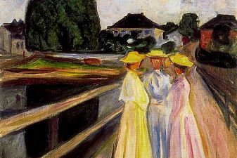 Three Girls on the Jetty