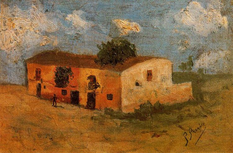 House in the field 