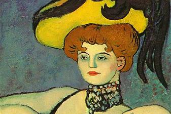 Courtesan with necklace of gems