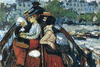 Crossind Seine on the upper deck