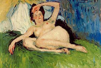 Jeanne (Reclining nude)