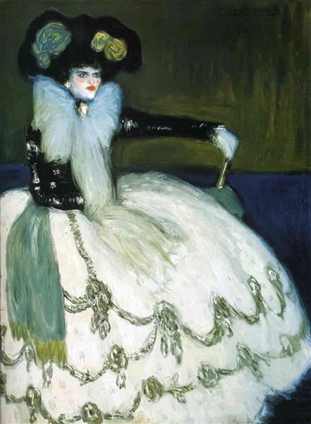 Woman dressed in blue 