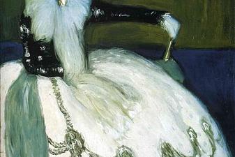 Woman dressed in blue