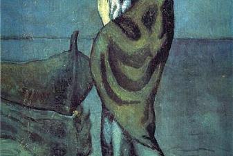 Mother and child on the beach