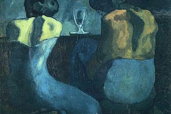 Two women sitting at a bar