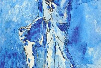 The family of blind man