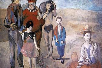 Family of acrobats (Jugglers)