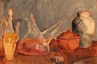 Still life with vases
