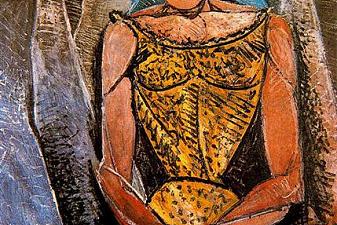 Woman with yellow shirt