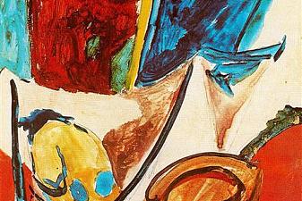 Composition with skull (study)