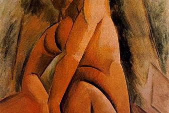 Seated nude