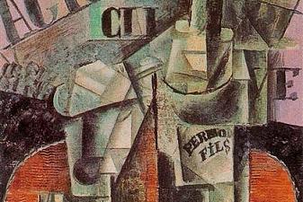 Table in a Cafe (Bottle of Pernod)