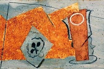 Playing Card and Glass