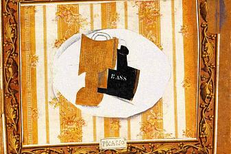 Glass and bottle of  Bass