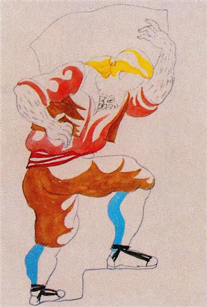 Costume design for ballet &amp;quot;Tricorne&amp;quot; 