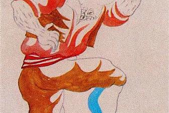 Costume design for ballet &amp;quot;Tricorne&amp;quot;