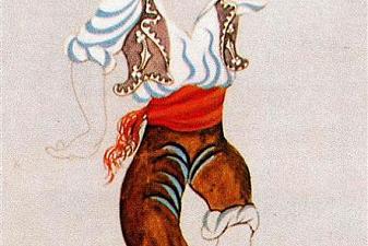 Costume design for ballet &amp;quot;Tricorne&amp;quot;