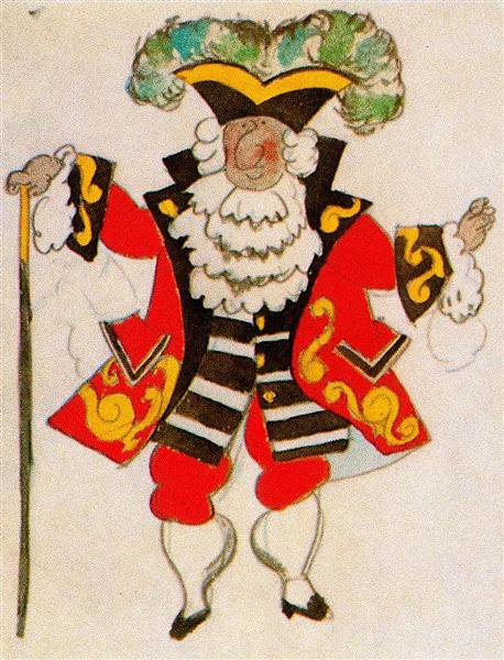 Costume design for ballet &amp;quot;Tricorne&amp;quot; 
