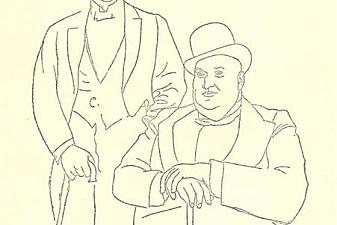 Portrait of Diaghilev and Seligsberg
