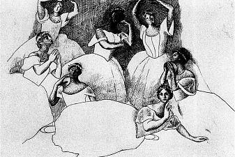 Seven ballerinas