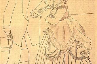 Spouses Sisley after the 'The Betrothed' by Auguste Renoir