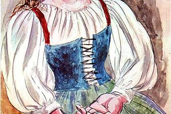 Design of costume for &amp;quot;Pulcinella&amp;quot;