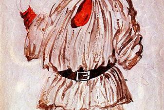 Design of costume for &amp;quot;Pulcinella&amp;quot;
