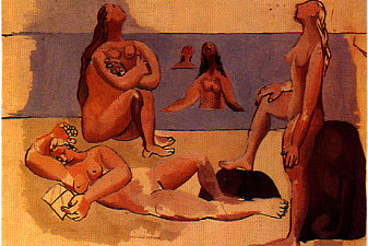 Five bathers
