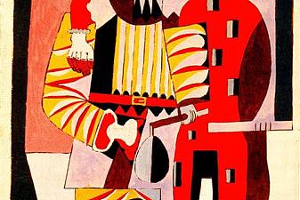 Pierrot and harlequin
