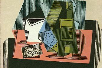 Glass, bottle, packet of tobacco