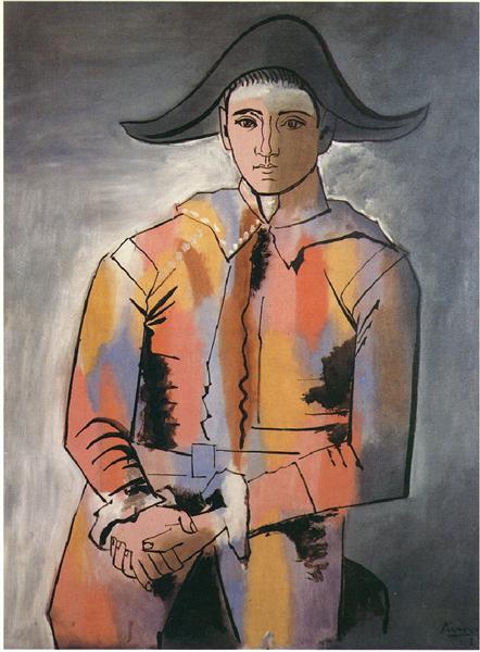 Harlequin with his hands crossed (Jacinto Salvado) 