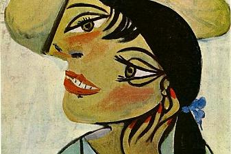 Portrait of woman in d`hermine pass (Olga)