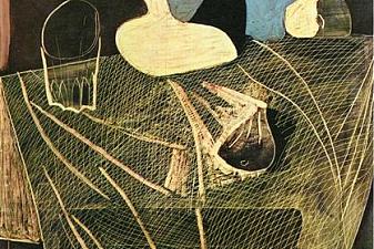 Still life with fishing net