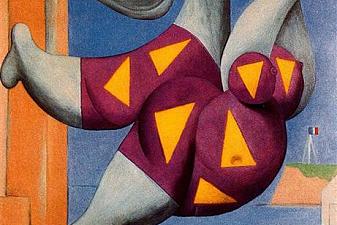 Bather with beach ball