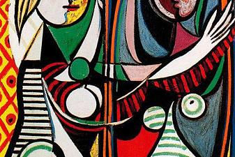 Girl in front of mirror